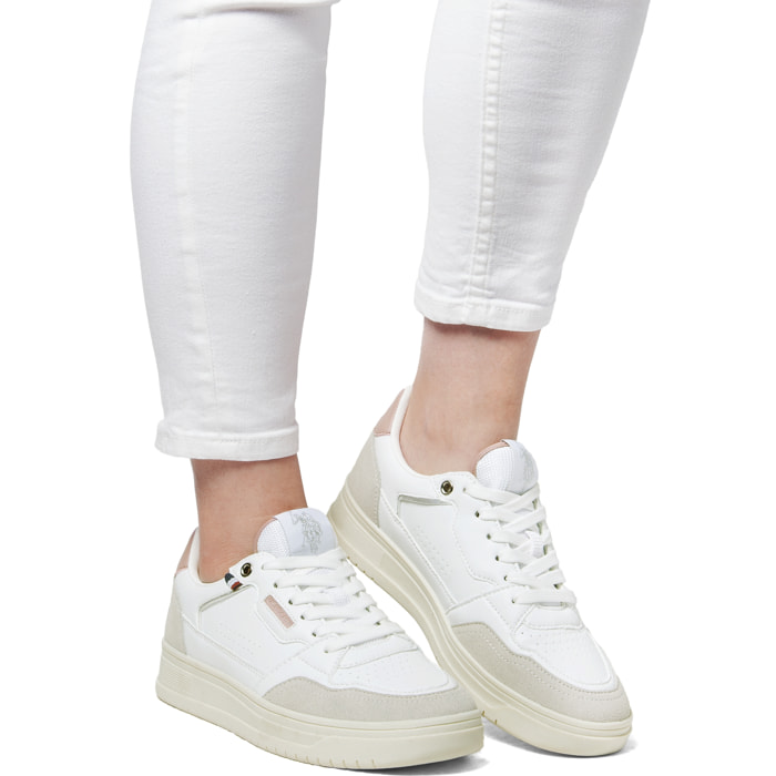 U.S. Polo Assn. - Sneakers KOSMO008WDYS1 in sintetico per donna