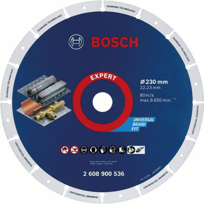 Disque diamant Métal Expert BOSCH Ø230 mm - 2608900536