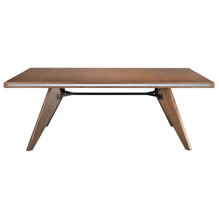 Mesa de Angel Cerda de nogal 220x110x76cm