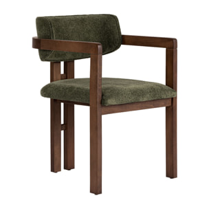 Chaise en bois "Toscana" - 54 x 54 x 76 cm - Vert