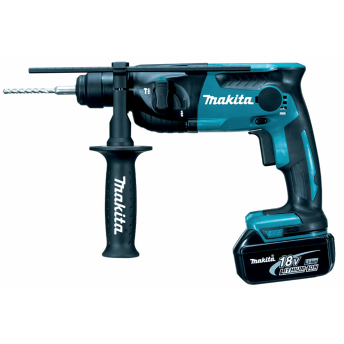 Perforadora MAKITA SDS+ 18V - Li-ion 4Ah - 16 mm de profundidad - DHR165RMJ