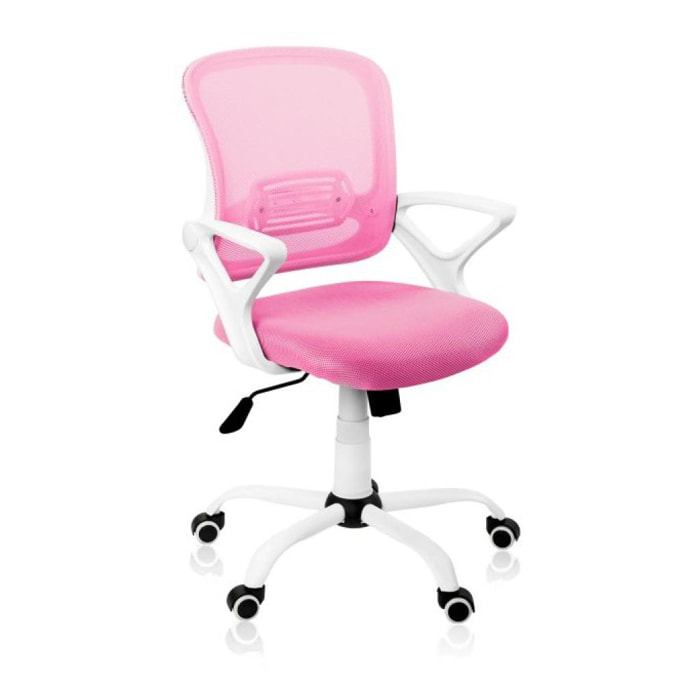 Silla de oficina Brisa Rosa claro