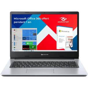 Ordinateur portable PACKARD BELL B114-33-C3N8 + Office 365 p