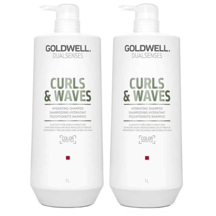 GOLDWELL Kit DS Curls & Waves Hydrating Shampoo 1000ml + Conditioner 1000ml