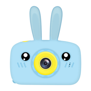 DAM Fotocamera e videocamera per bambini, con giochi integrati. HD 720 e fino a 40 megapixel. Schermo da 2 pollici. 9x4x5,6 cm. Colore blu