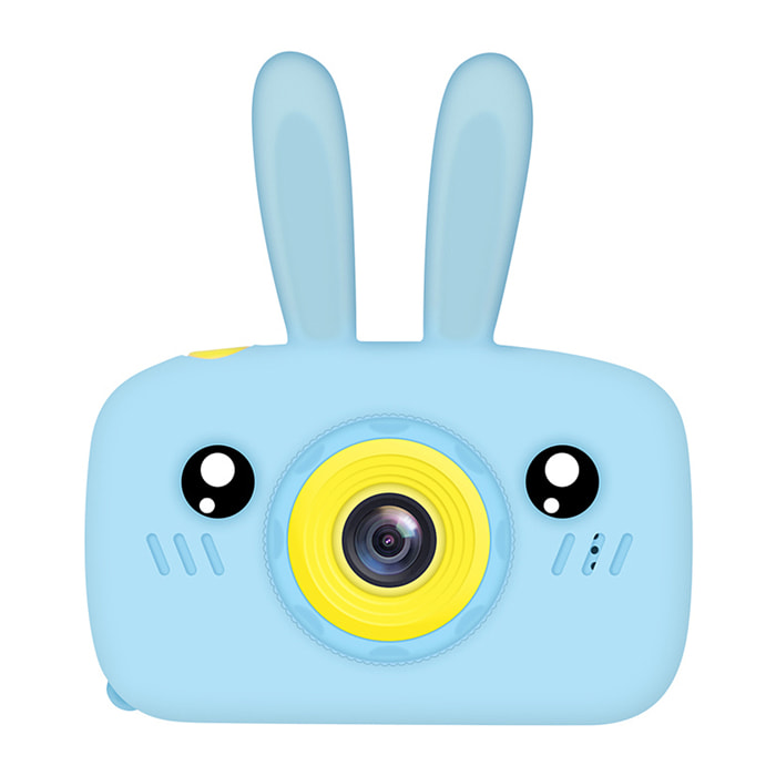 DAM Fotocamera e videocamera per bambini, con giochi integrati. HD 720 e fino a 40 megapixel. Schermo da 2 pollici. 9x4x5,6 cm. Colore blu