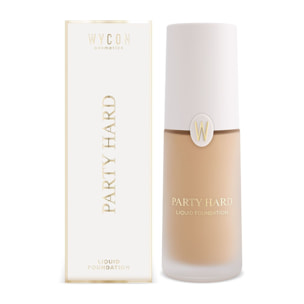 PARTY HARD Fondotinta fluido vegan friendly dal finish luminoso e naturale