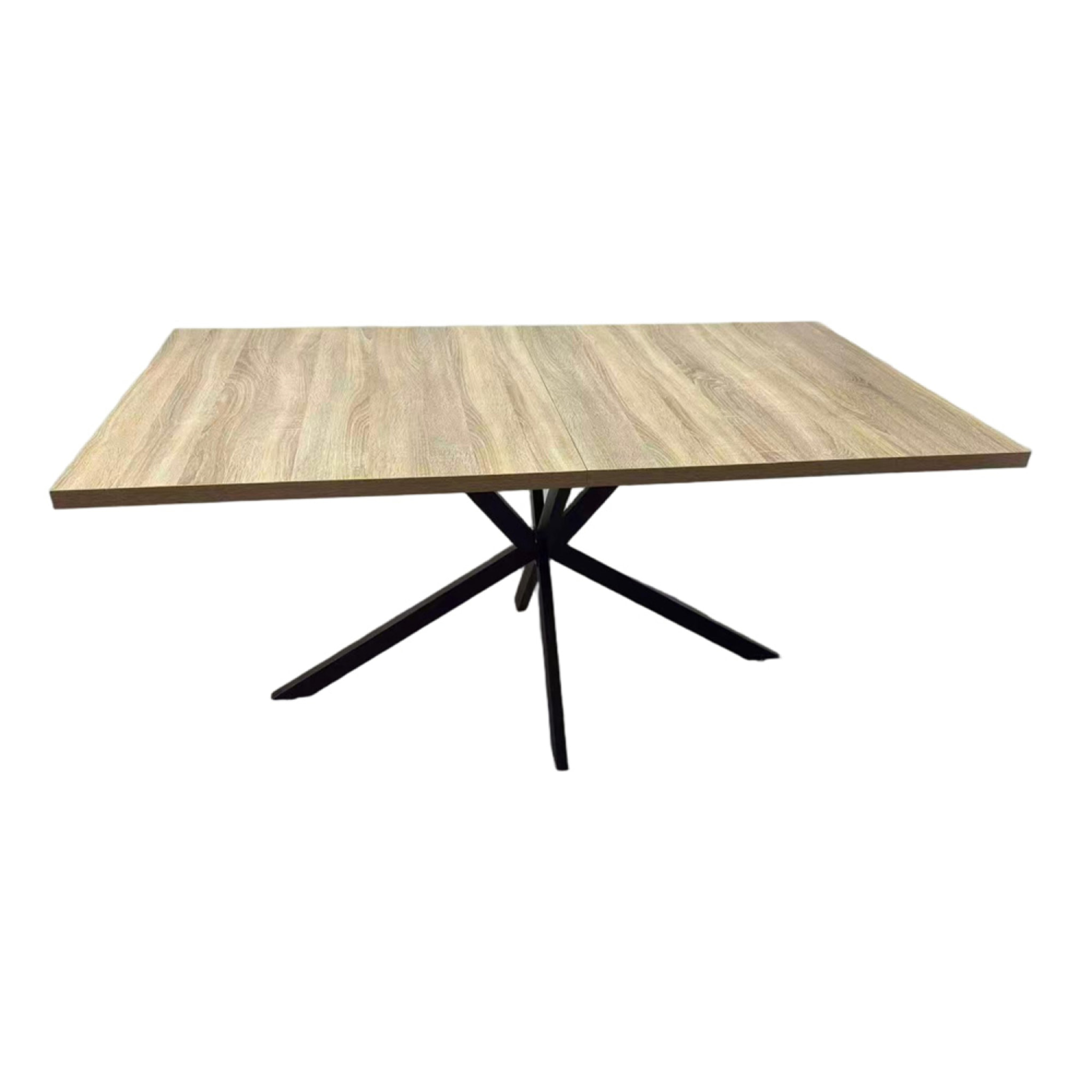 ENOLA Table extensible 8 personnes effet bois 200cm
