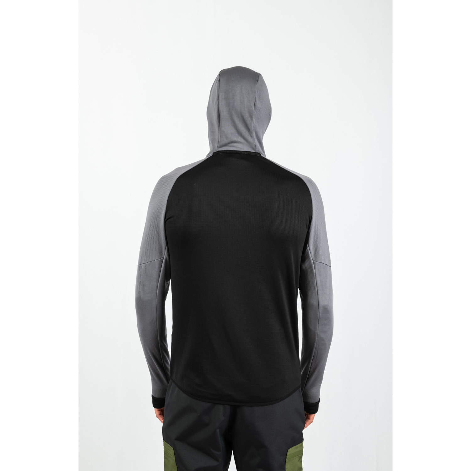 Chaqueta ECOActive Light Insulated Jacket with cap marca ECOON - Negro / Gris