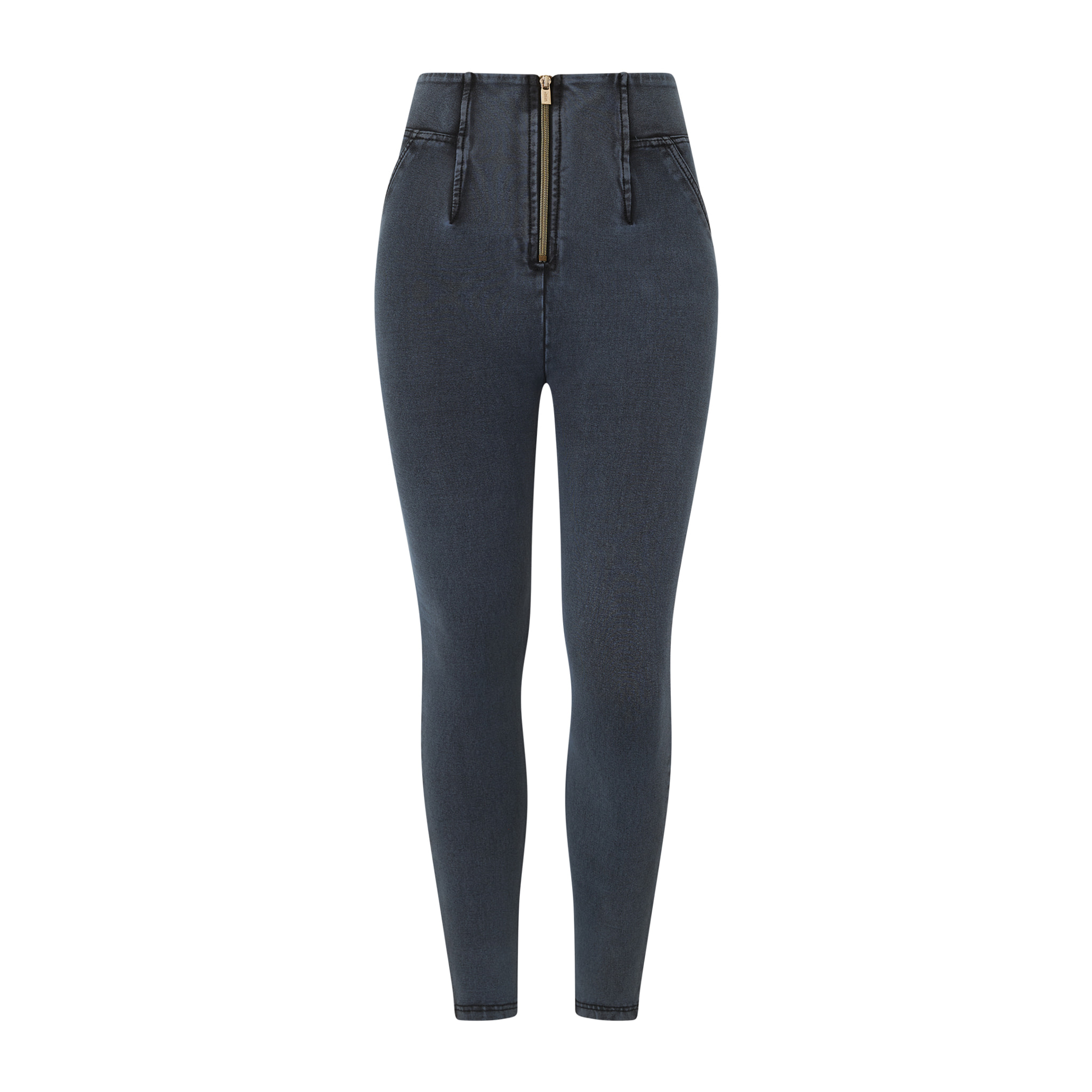 Jeggings WR.UP 7/ vita alta lavaggio ice wash