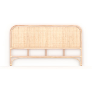 Tête de lit 160 cm en rotin naturel - Grace