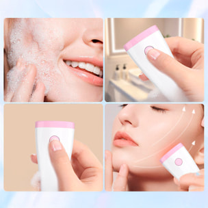 Lámpara portátil de luminoterapia con 5 tipos de luces: roja, verde, azul, naranja y morada.