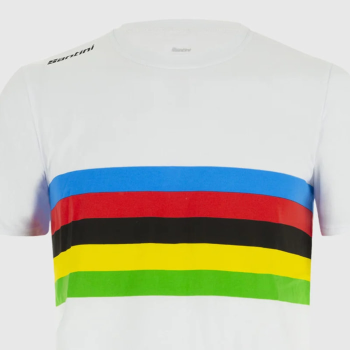Uci World Champion Rainbow Stripes T-shirt - Print