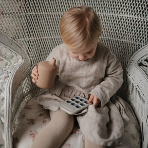 Mushie Taza Didáctica Silicona Solid