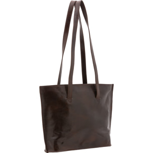 Borsa a spalla  da donna In Vera pelle Made in Italy 27x38,5x10 cm