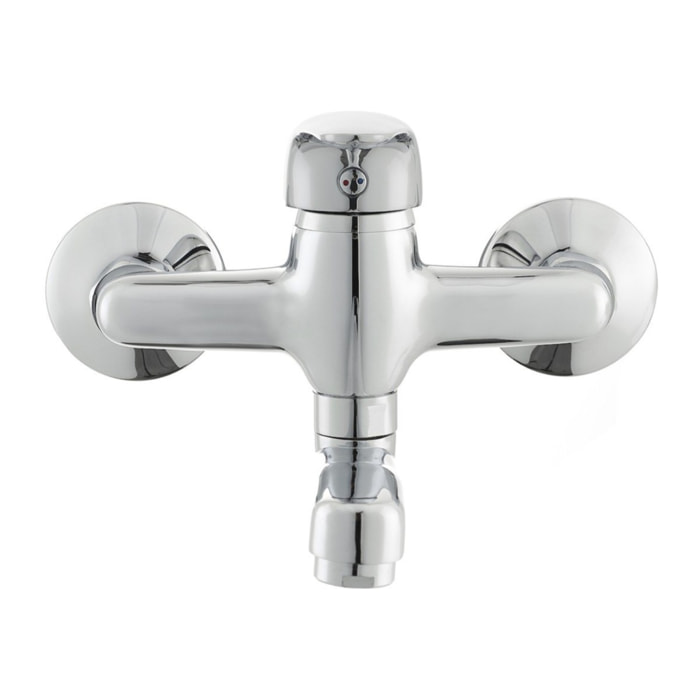 S-Line mitigeur de lavabo mural à levier avec bec pivotant, 150 mm, chrome (SL261)