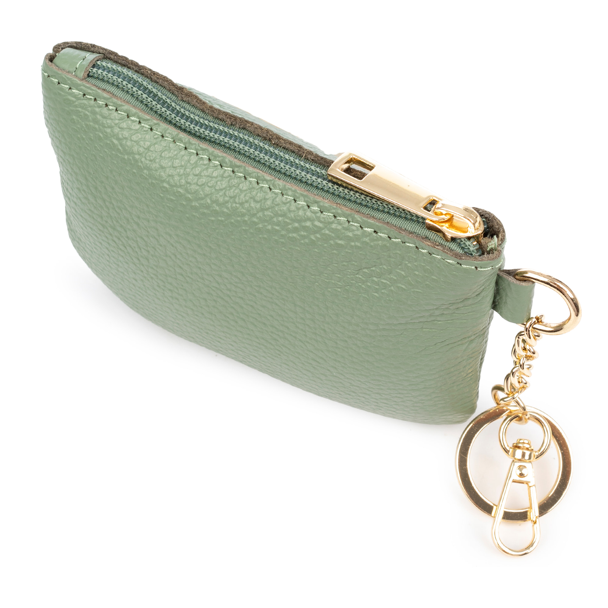 Bellosguardo Monedero Mujer. De piel auténtica acabado Dollaro con detalles metálicos.