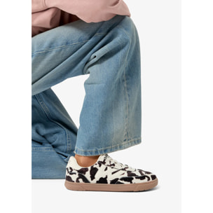 Zapatillas Deportivas Estampado Vaca Barefoot Goflex