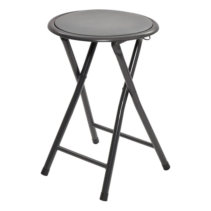 Tabourets pliants gris
