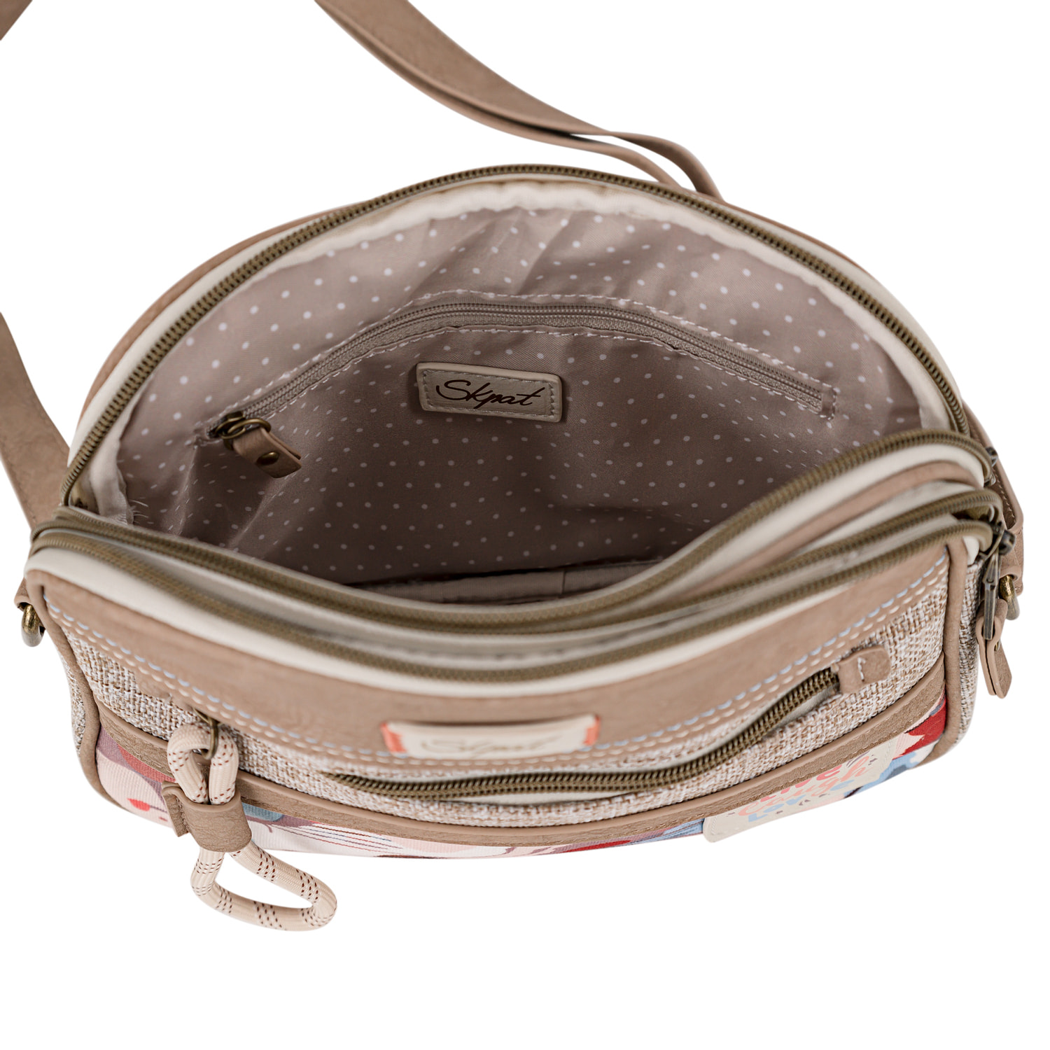 Bolso Bandolera Mujer Skpat Leyre Taupe