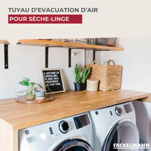 Tuyau Evacuation Sèche-Linge Fackelmann