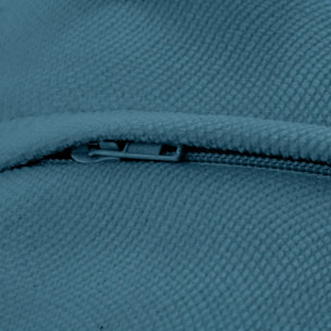 Coussin "LILOU" coton bleu 55x55cm