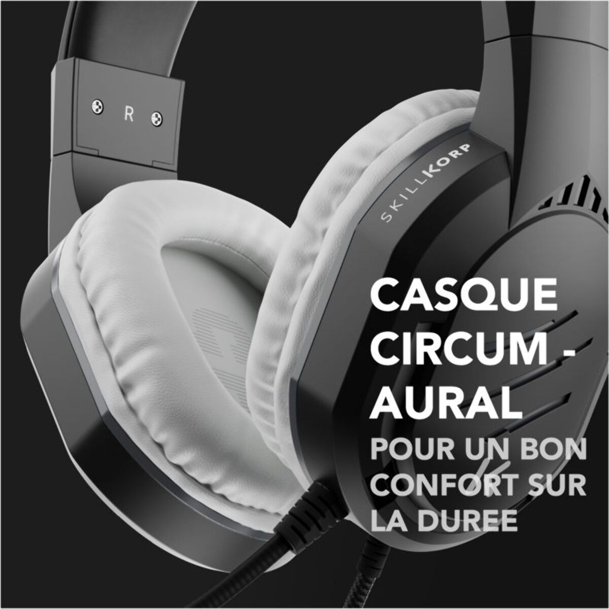 Casque gamer SKILLKORP H5 NOIR Access