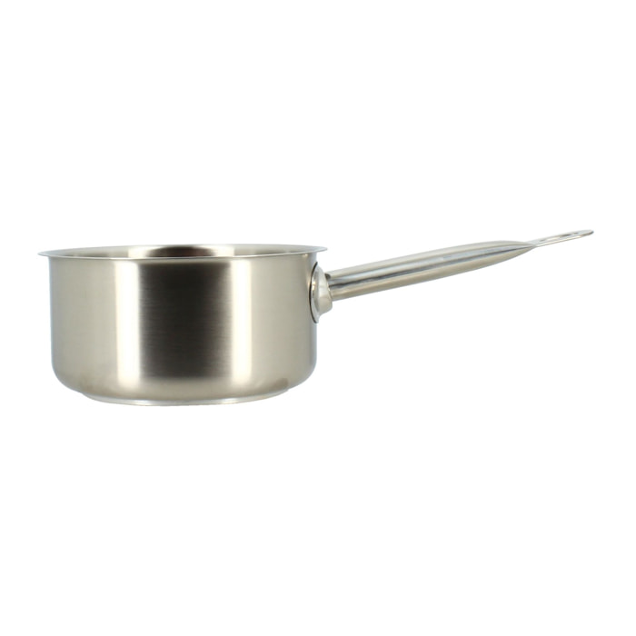 Casserole professionnelle acier inoxydable 16cm - tous feux  PROFESSIONNEL