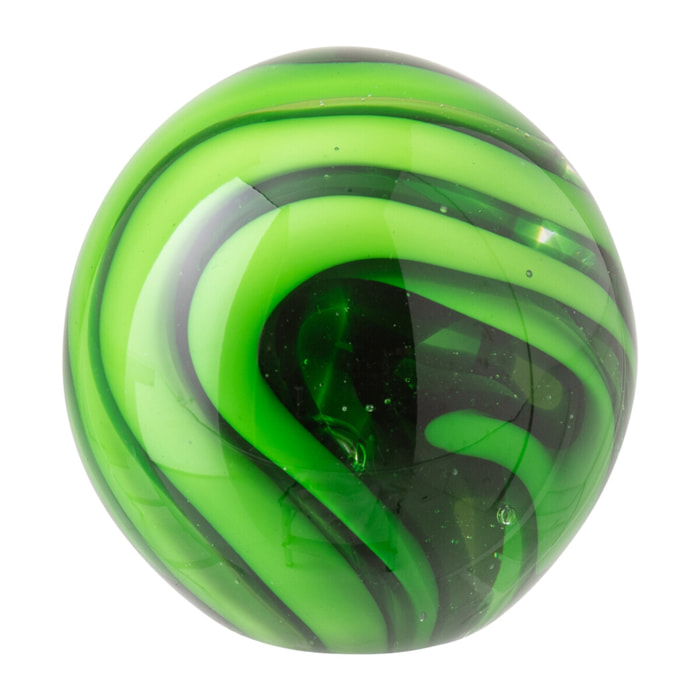 J-Line Presse-papier Balle - verre - vert - small