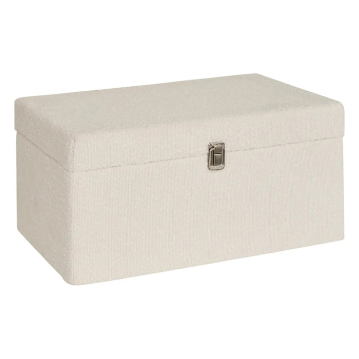 Malles Carlie blanc 54x26cm