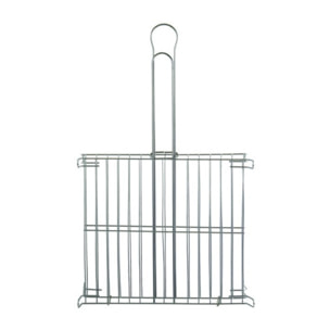 Grille barbecue rectangulaire avec pieds 30x35cm Acier Chromé MSV