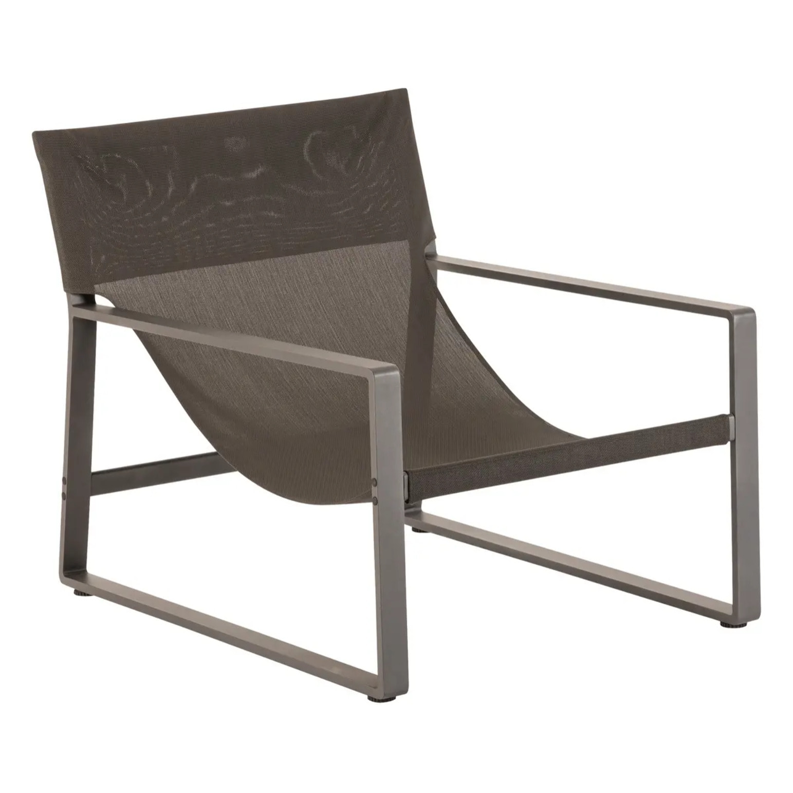 Fauteuil relax de jardin "Lambinio" graphite en aluminium en acier traité en epoxy