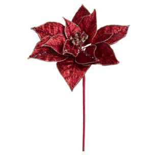 Stella con perle e glitter - Pezzi 12 - 20xH50x2cm - Bianchi Dino SpA