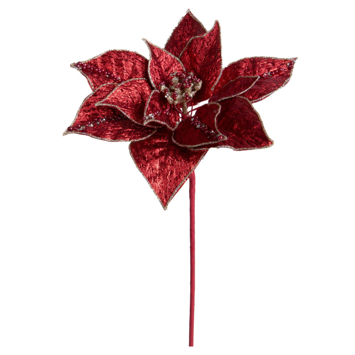 Stella con perle e glitter - Pezzi 12 - 20xH50x2cm - Bianchi Dino SpA