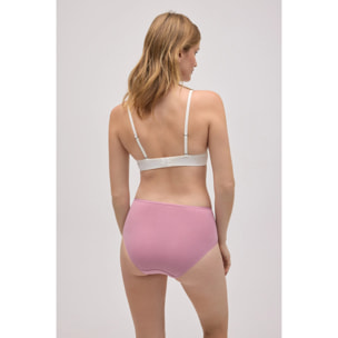 Confezione da 4 mutandine basicohe a vita alta in cotone