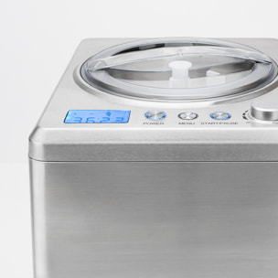Máquina Para Hacer Helados Con Compresor, 180 W, 2 Litros.