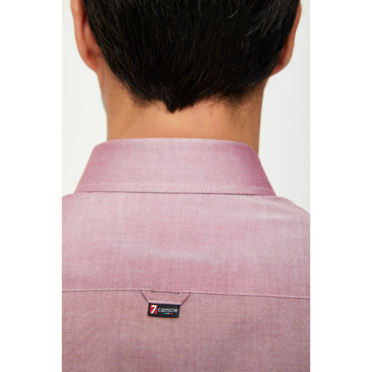 Camicia Uomo 1 Bottone Button Down Slim Cotone Unito Lilla