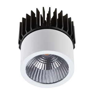 Ledsc4 LedsC4 - Módulo LED Integrado 7W para Iluminación Interior, 628lm 2700K, Acabado Blanco Transparente, Diseño Moderno y Eficiente, Material Resistente en Aluminio y Policarbonato