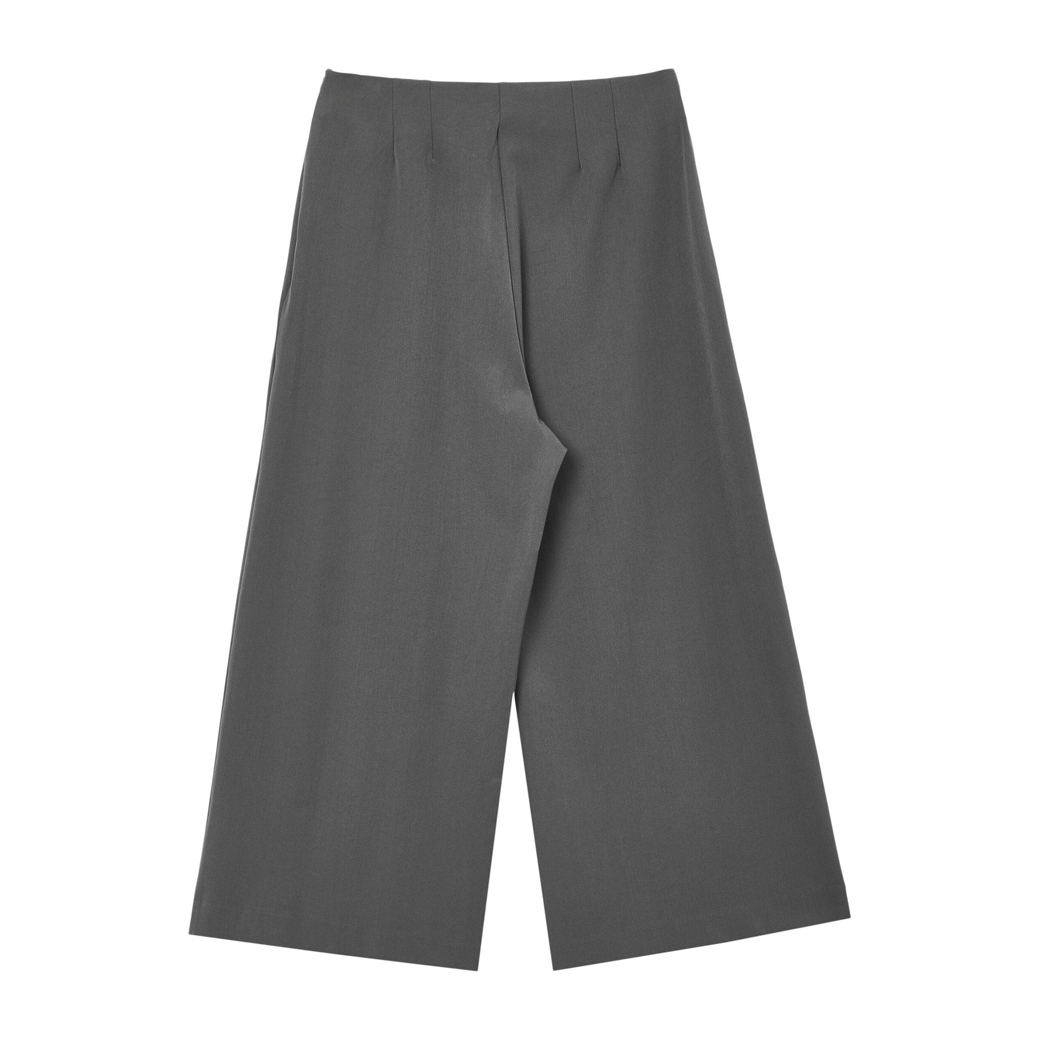 Pantalone culotte con pieghe