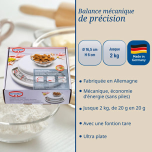 Balance de cuisine sans pile 2 kg Dr. Oetker Baker Edition