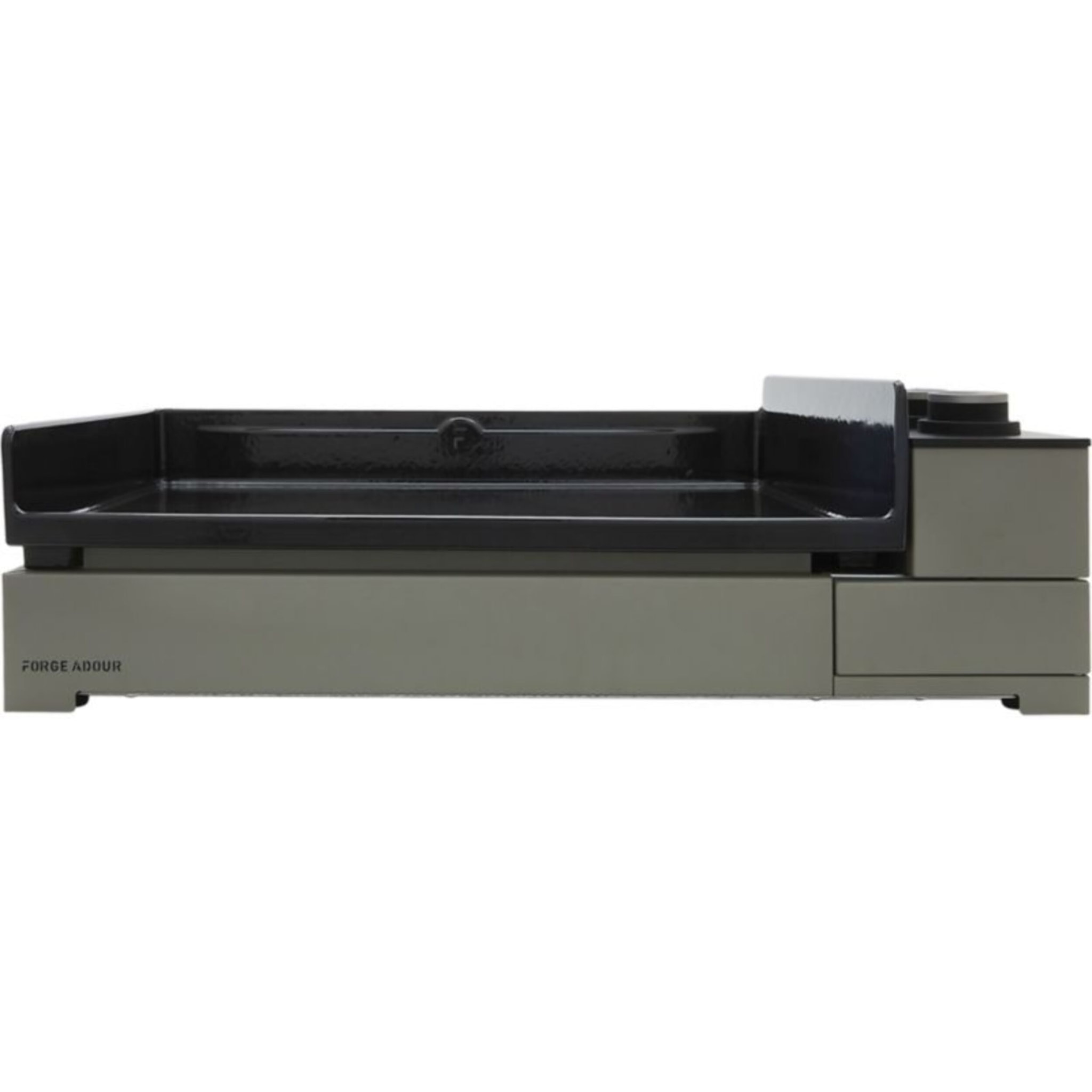 Plancha électrique FORGE ADOUR Premium E 60 A NG 2 brûleurs à poser, 58.5x40.5 cm