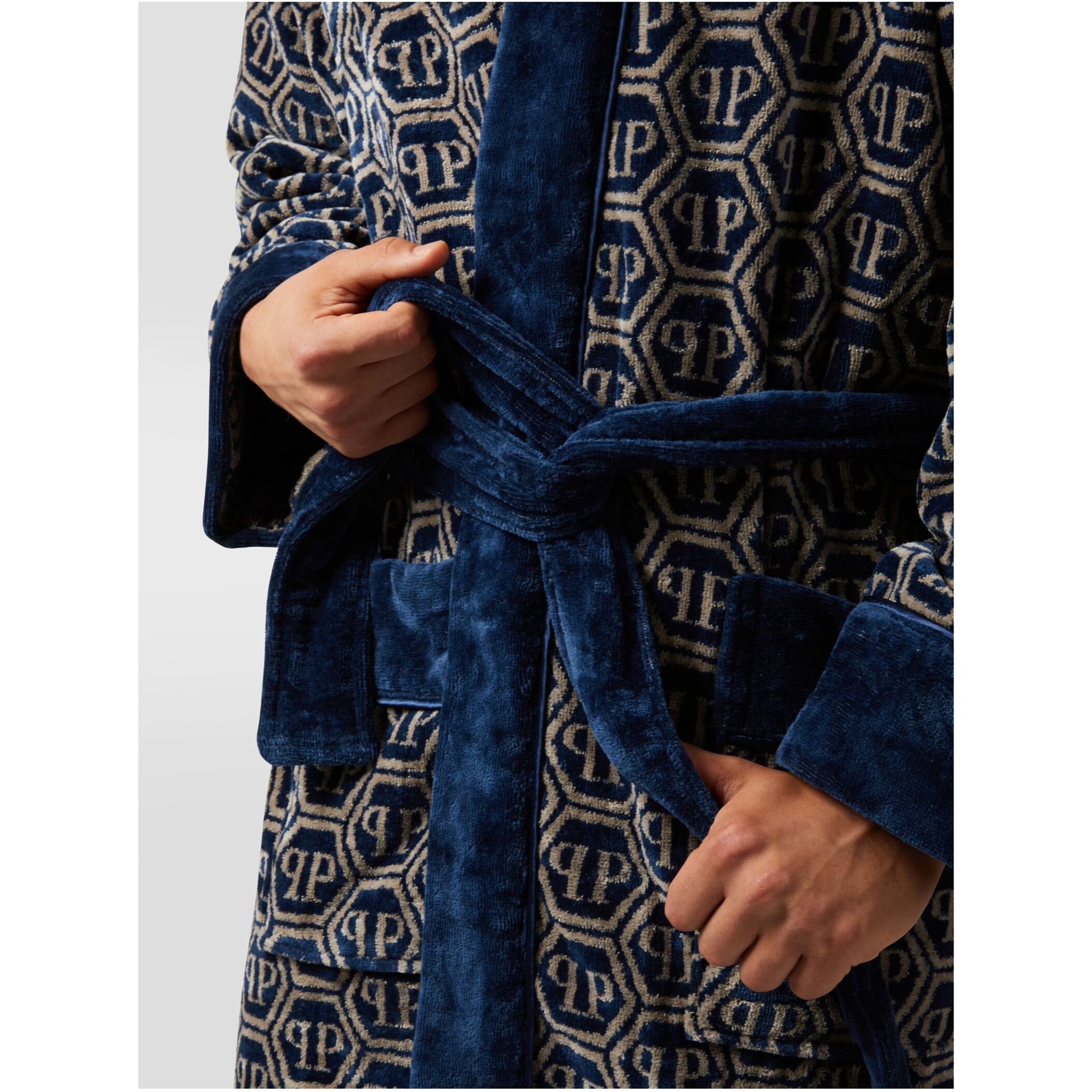 PHILIPP PLEIN Hooded Bathrobe PP