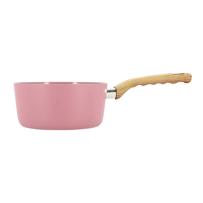 Casserole 16cm en aluminium recyclé lilas - tous feux COLORAMA