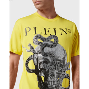 PHILIPP PLEIN T-Shirt Round Neck SNAKE