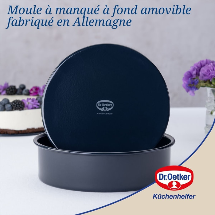 Moule à manqué fond amovible Dr Oetker Back Liebe