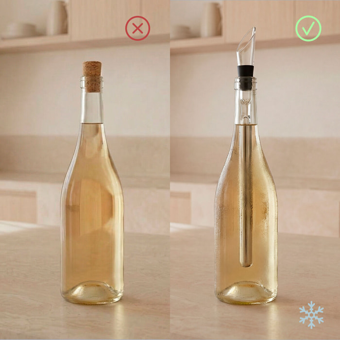 Set d'Accessoires pour Vin Chillour InnovaGoods 7 Pièces