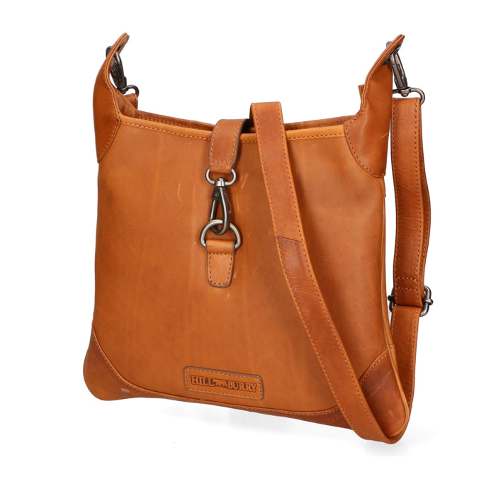 Borsa a tracolla da uomo in vera pelle - Modello False - RFID - 30.0 x 26.0 x 2.0 cm