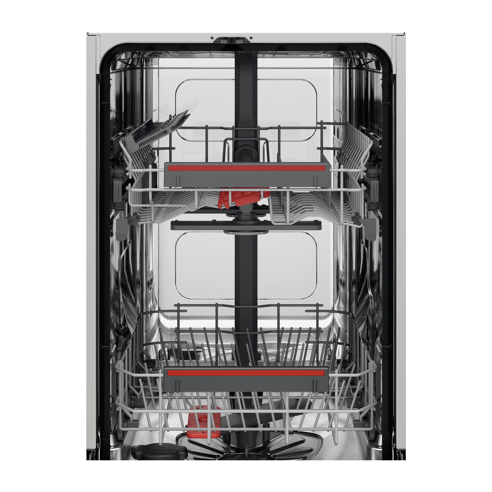 AEG Lavavajillas de 45 cm Serie 6000 SatelliteClean para 9 cubiertos FFB62427ZW