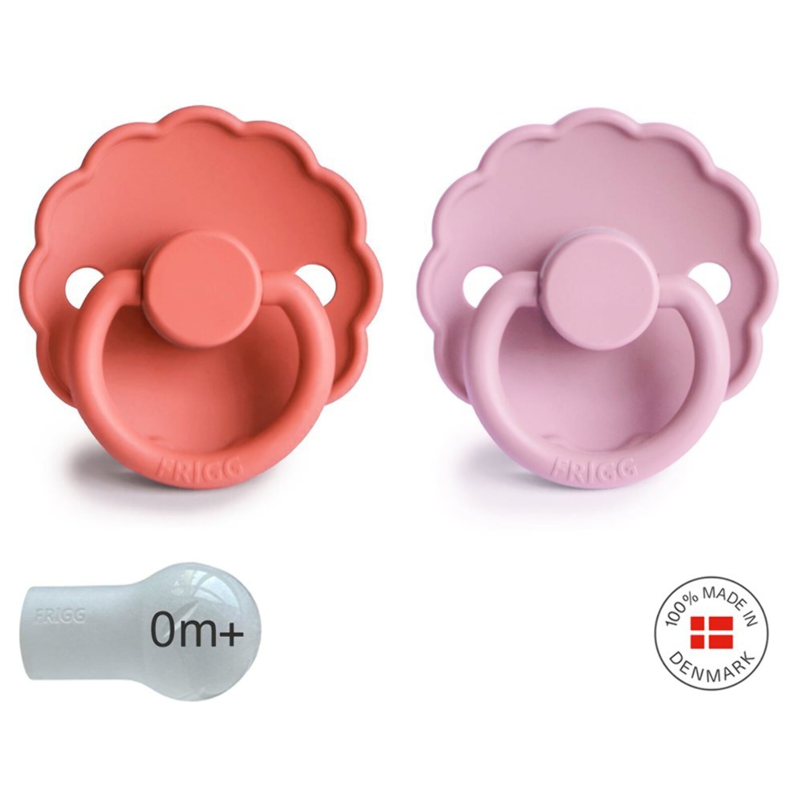 Frigg Pack 2 Chupetes Block Silicona Daisy