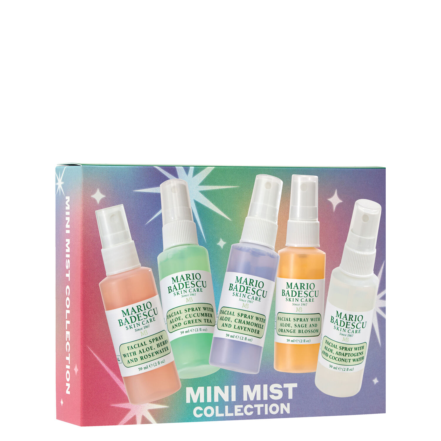 Mini Mist Collection - Coffret Cinq Brumes pour le Visage Incontournables 5x59ml